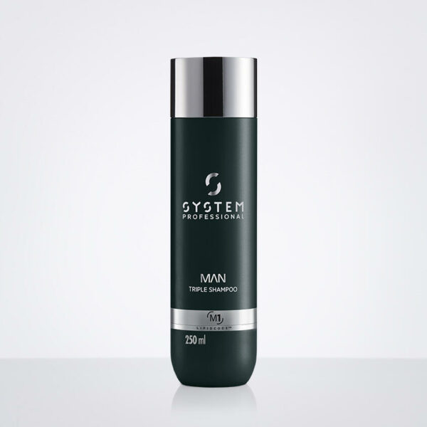 Shampoing homme Triple action ( cheveux, corps et barbe) 250 ml SSP Professional
